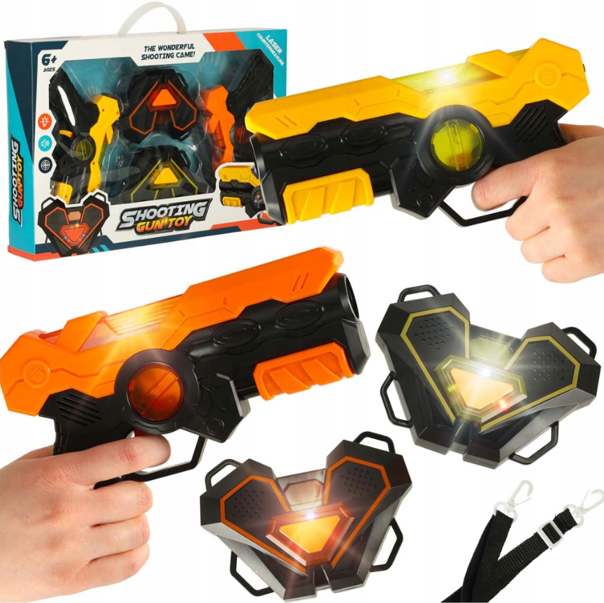 laserska pištola s tarčo